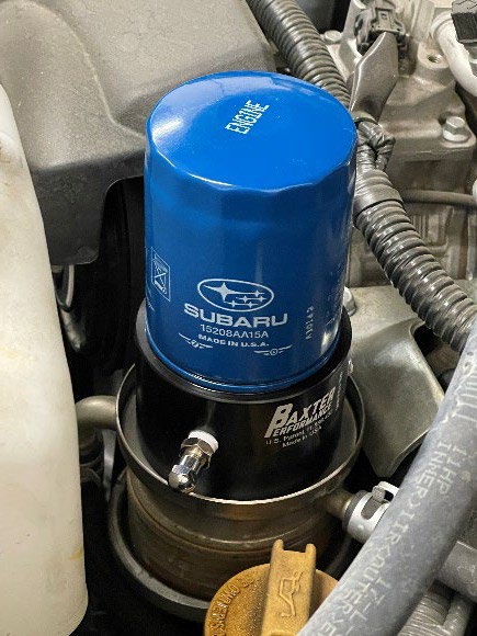 Subaru Oil Filter Anti-Drain Adapter SS-102-BK Installation Instructions Step 7