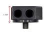 REMOTE OIL FILTER MOUNT 6-PORT UNIVERSAL RU-303-BK