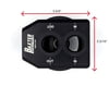 REMOTE OIL FILTER MOUNT 6-PORT UNIVERSAL RU-303-BK