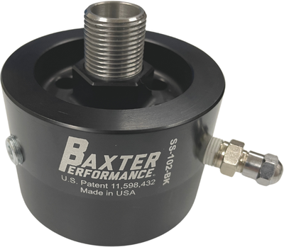 Subaru SS-102-BK Oil Filter Anti-Drain Adapter, accepts the factory recommended oil filters